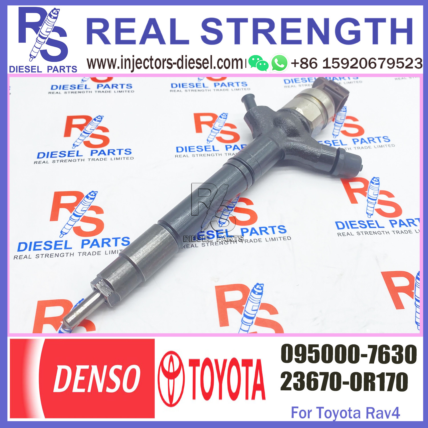 diesel fuel engine injector 095000-7630 23670-0R170 engine high pressure pump engine injection injector 095000-7630
