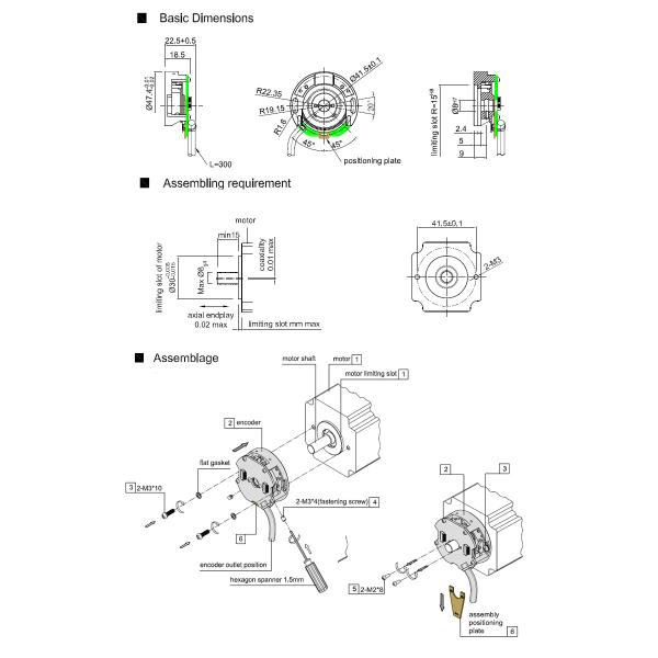 Totem Pole Output Z48 Rotary Encoder Module External Diameter 48mm Hole 8mm