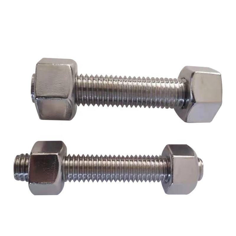 Hex Head Bolt With Nut And Washer M8 M10 Stainless Steel A2 Hexagon Bolts Fasteners
