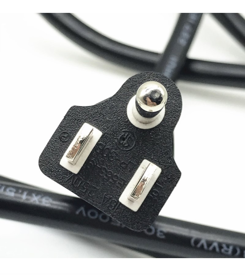 1500WATTS Computer Desktop Accessories PVC 18AWG US Plug Power Cord