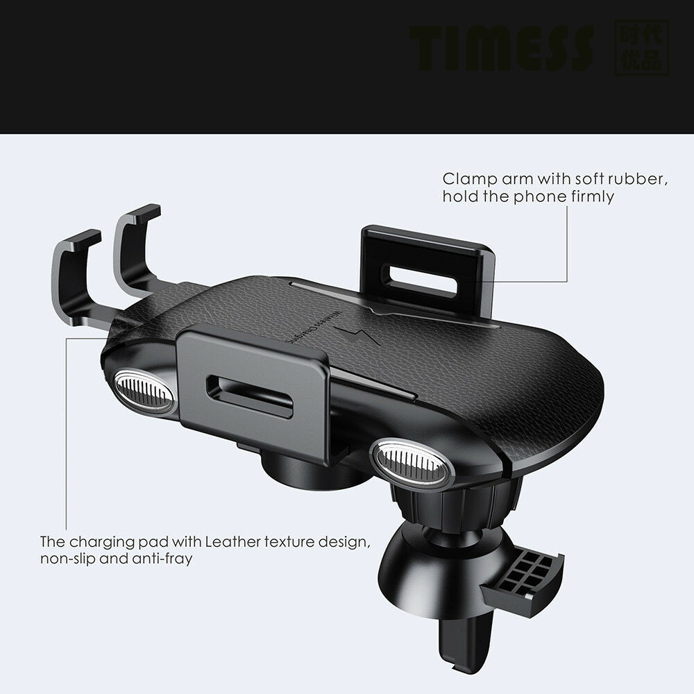 Induction Wireless Charging Station 10w 7.5w 5w Car Mount Phone Holder with Automatic Arms
