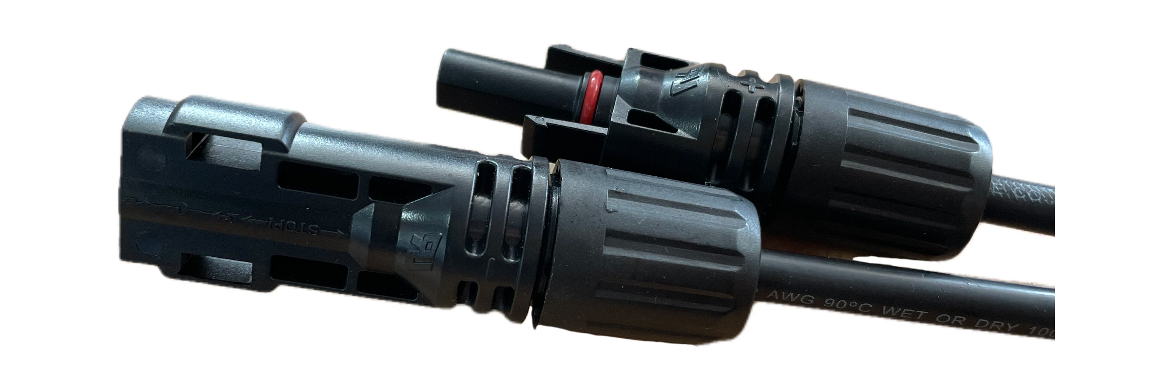 IP65 / IP68 Solar PV Accessories Photovoltaic Connector With V-0 Flame Rating