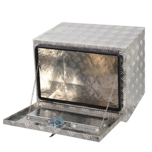 24 Inch Metal Tool Box , Heavy Duty Aluminum Truck Under Bed Tool Boxes