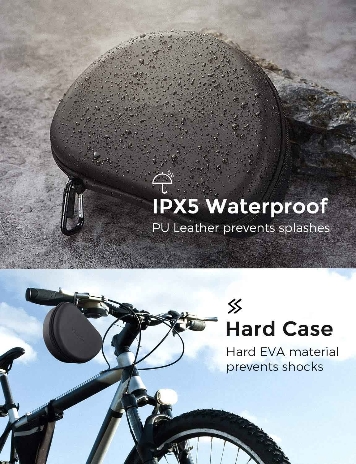 L7.87in Foldable Headphone Carrying Case Hard EVA Cover