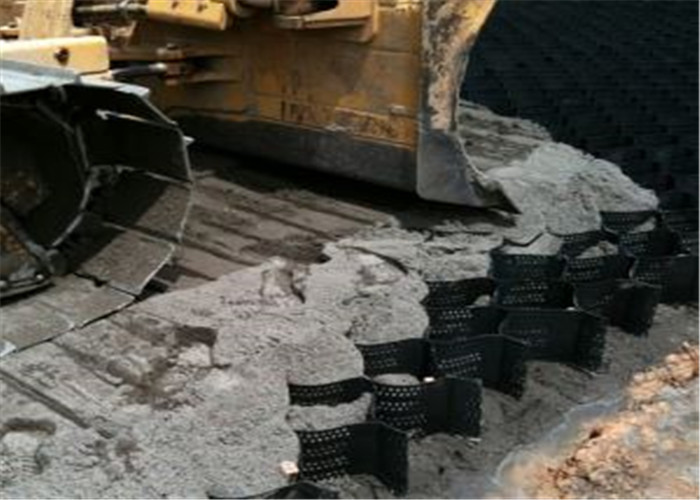 High Density Polyethylene Smooth Geocell For Road Construction