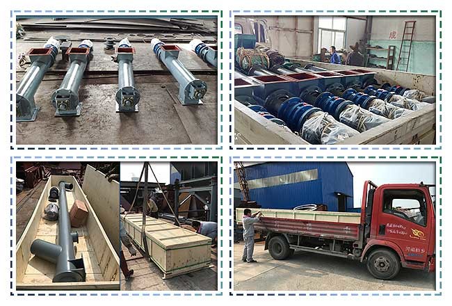 Smooth Running Seamless Pipe Tubular Screw Conveyor Hanging Bearing