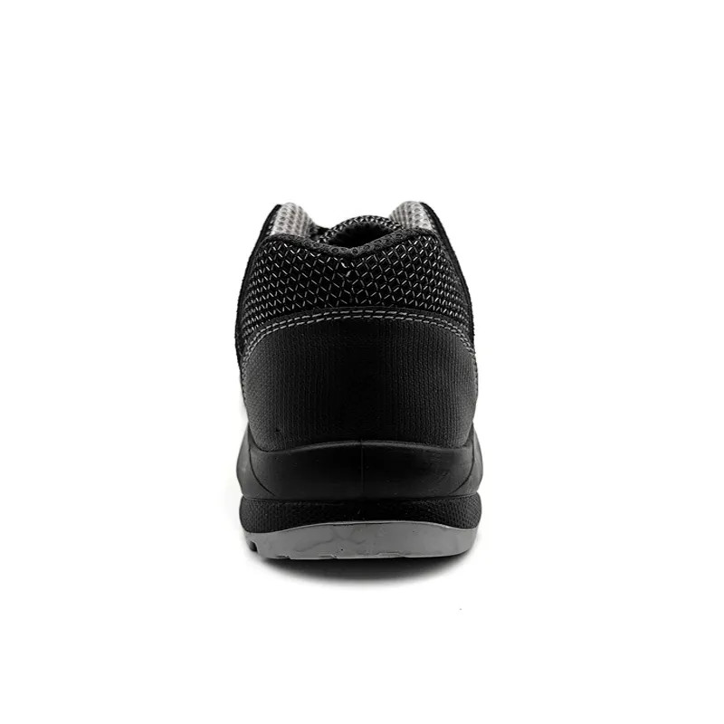 Low Cut Suede Leather Shoes Grey Steel Toe Waterproof Shoes S3