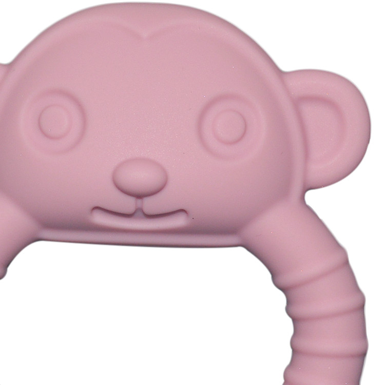 Food Grade ODM Silicone Baby Teether Customizable Design For 0-36 Months