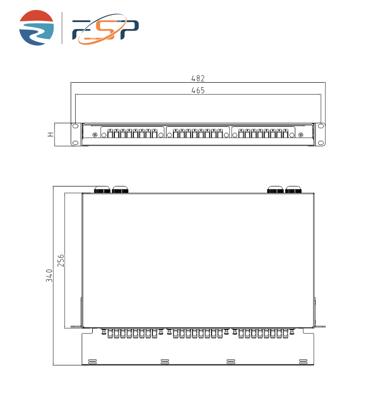 FTTX 1U Drawer Type Indoor Sub ODF 19 Inch Fiber Optical Distribution Frame for LC Network