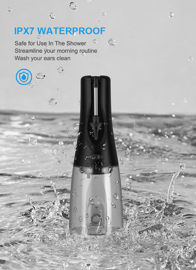 Ear Wax Cleaner IPX7 Waterproof 3 Working Modes Electric Portable Ear Cleaner