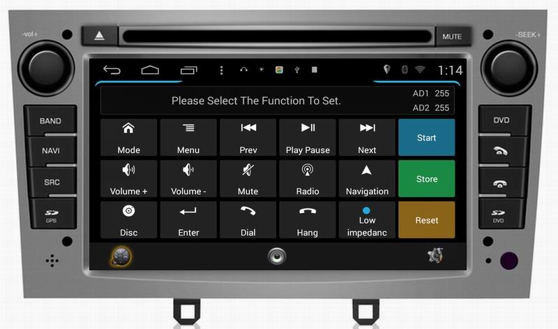 ouchuangbo car video dvd multimedia s160 for Peugeot 408 with android 4.4 gps bluetooth iPod
