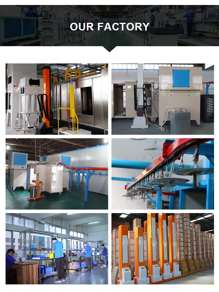 Food Shop Machine Type Coating Equipment with Electrostatic Power Coating Gun