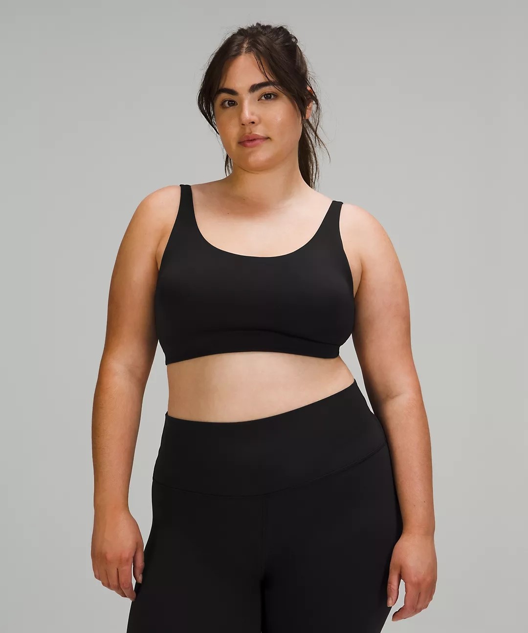Padded Sports Bra With Adjustable Band And Straps Push Up Elasticity