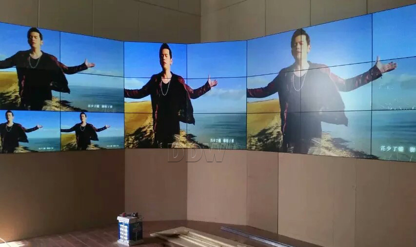 Advertising display 4k video wall led backlit Innolux Panel RS232 control method LW460HN14
