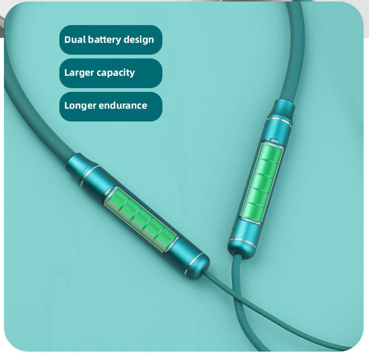 Wireless Bluetooth Neckband Earbuds HD Stereo Sound Noise Canceling Headset