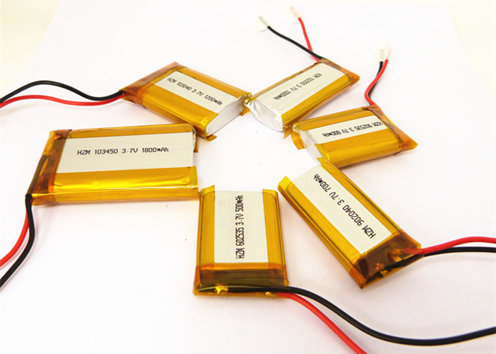 Mobile Phones Lithium Polymer Battery 3.7v 1200mah Lipo Battery With PCM 103040