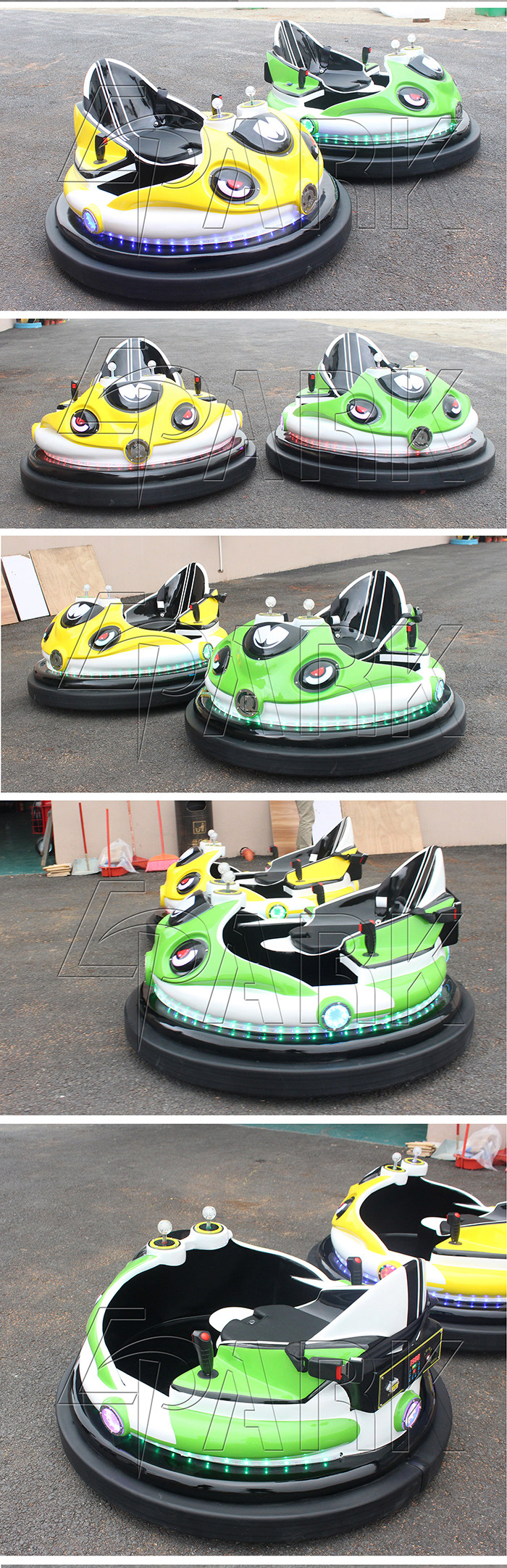 Outdoor Interactive Luxury Battery Bumper Car Equipped With Advanced Audio / Lighting