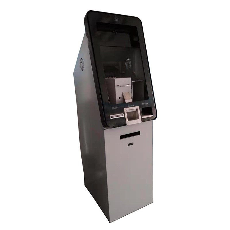 2.7'' CMOS Camera Bank ATMs RFID With Dual Touch Screen Cash Acceptors