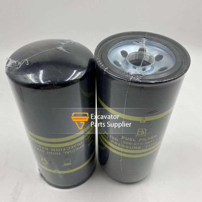 Excavator Engine Diesel Fuel Filter Element 600-311-3841 For Komatsu PC450 400-7