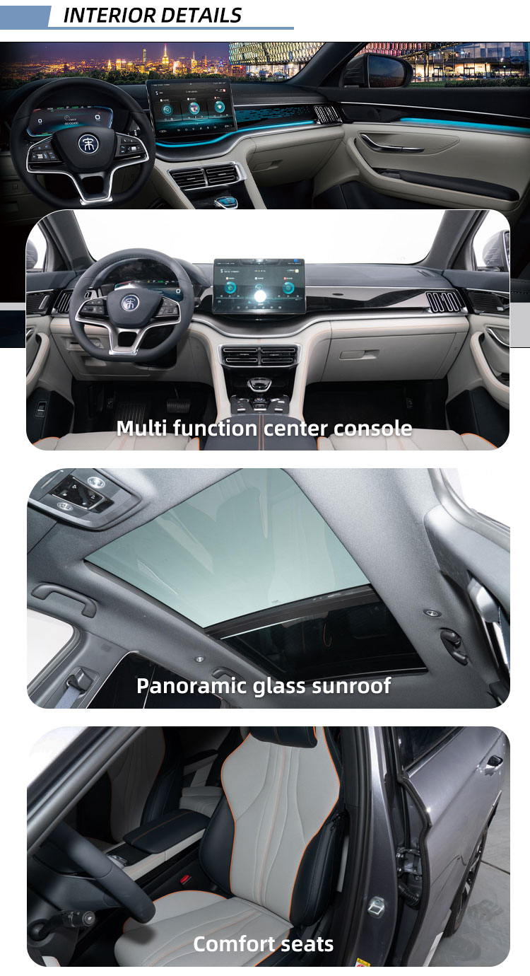 Multi Function SUV EV Cars Automatic Byd Pure Electric Vehicles
