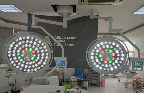 Hospital Medical Celling Mounted Surgical Light R9 Led Shadowless Operating Room Theater Light Lamp