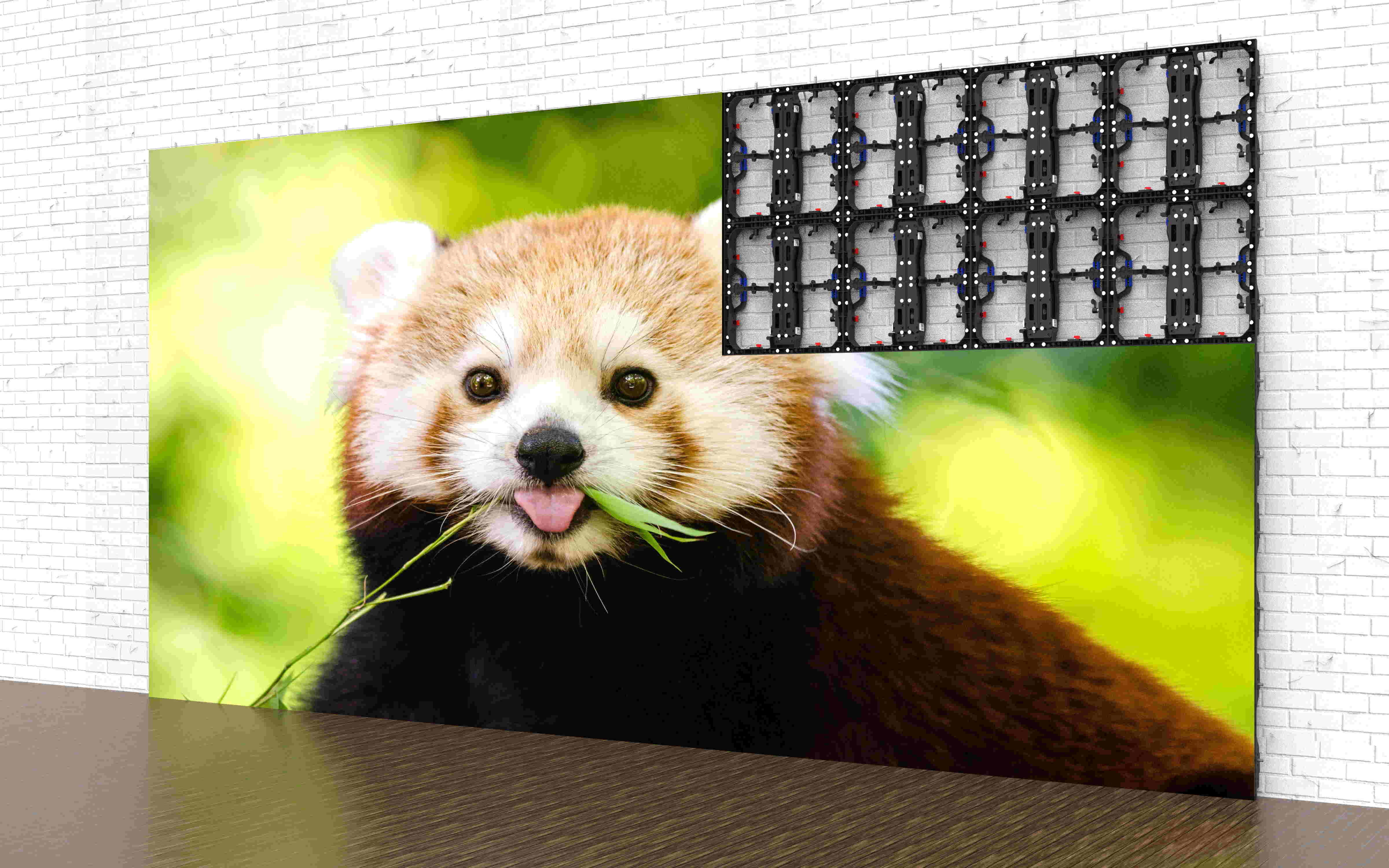 Ggalaxy 500*500mm P1.95 P2.5 Indoor Wall Mounted LED Video Wall With 7680 Hz Refresh Rate