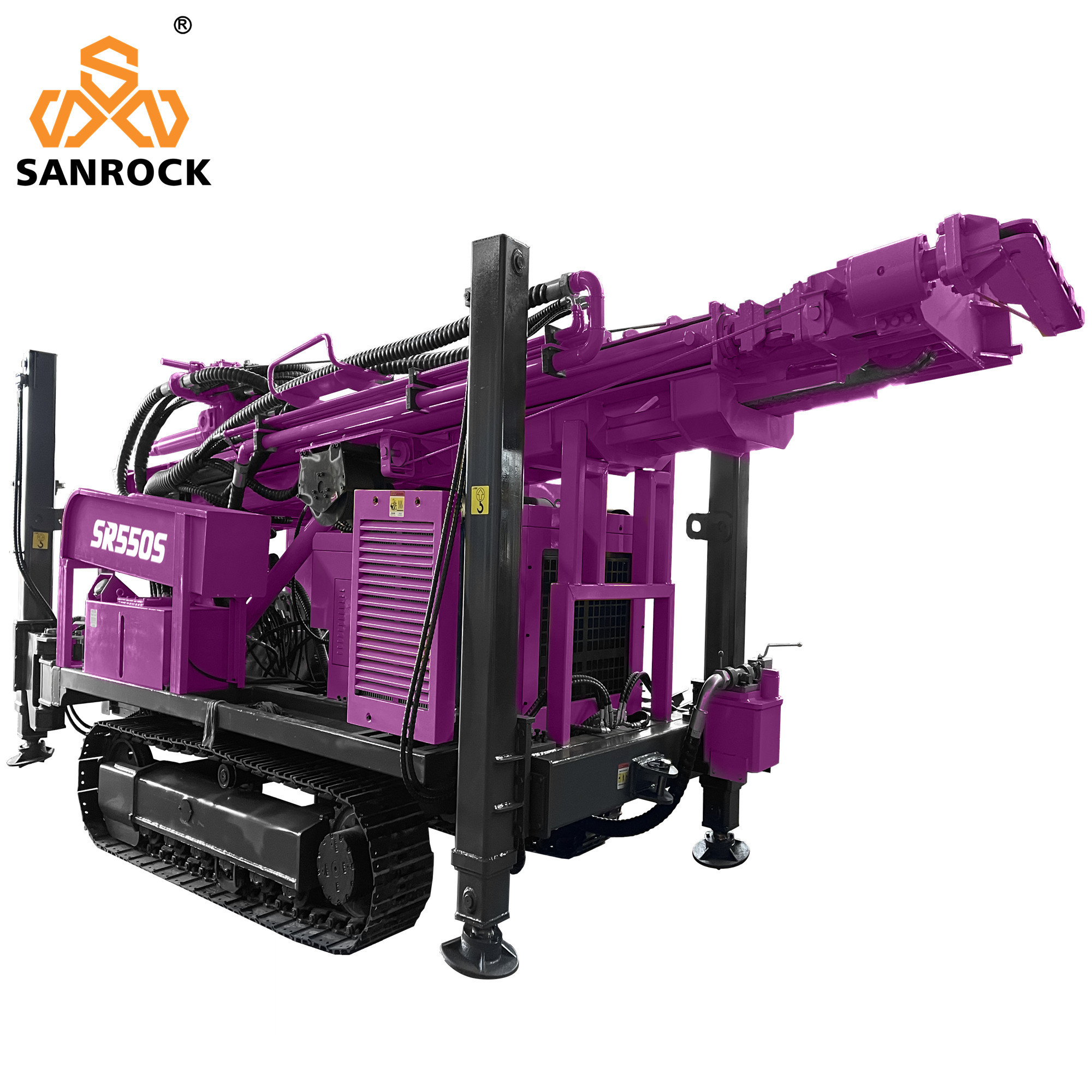 Diesel Water Well Drilling Rig With Mud Pump Deep Hydraulic Water Well Drilling Rig