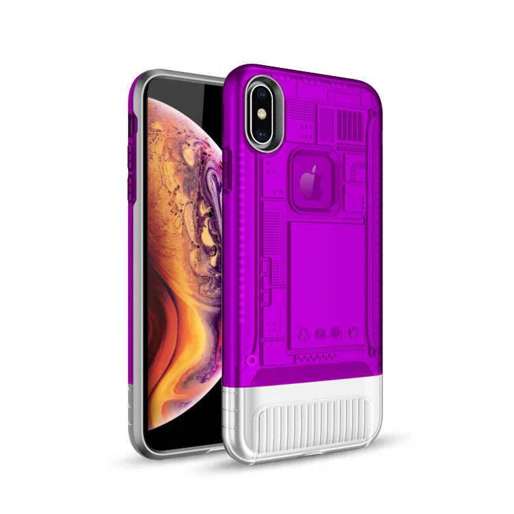 Color Transparent Polar Light PC TPU Protective Case Back Cover For Iphone7Plus IphoneX IphoneXS IphoneXR IphoneXS MAX