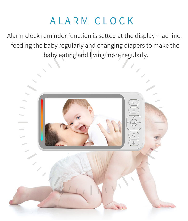 4.3" VOX Pet Camera Video Audio Two Way Monitor Multiple Languages