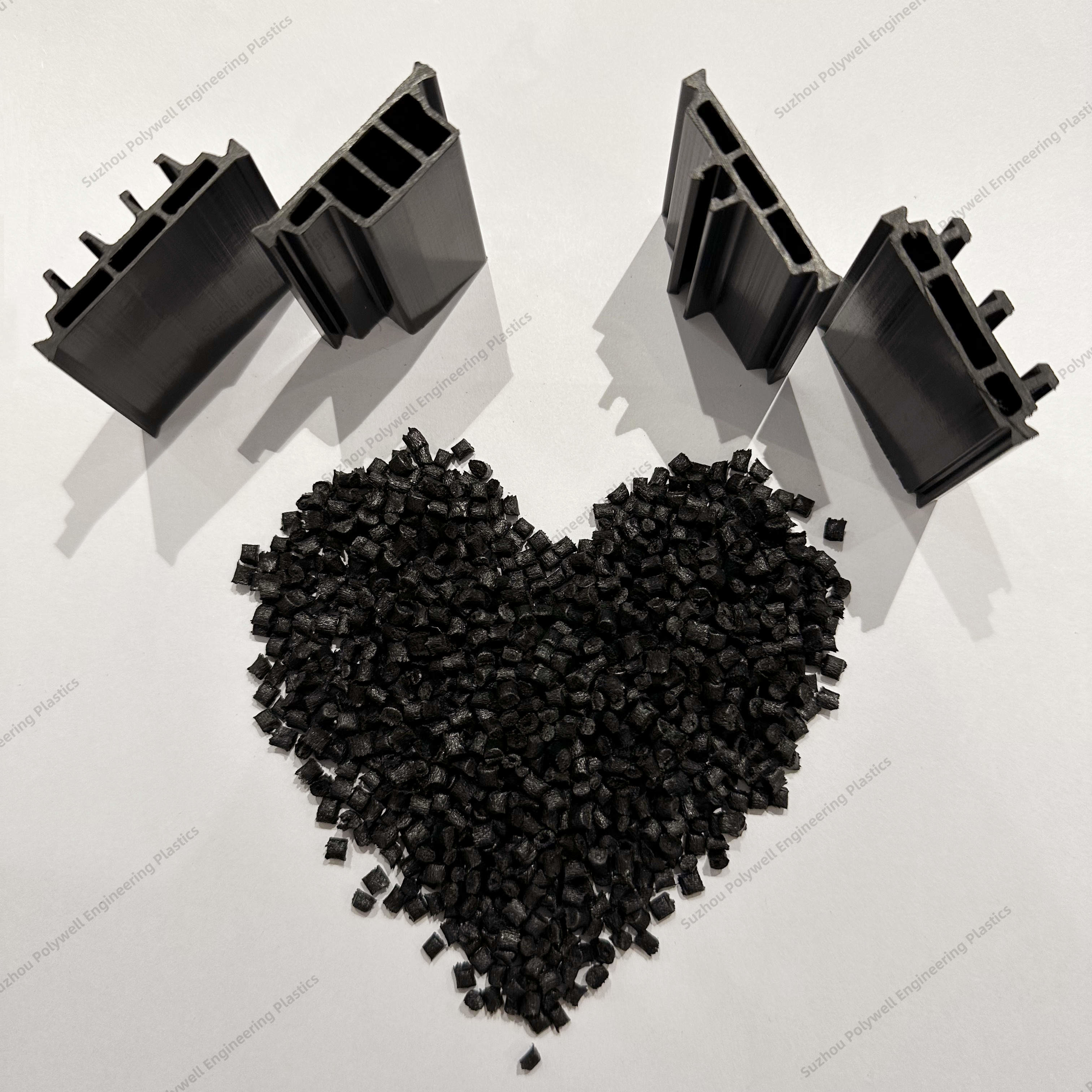 Black Polyamide Nylon 66 Granules With Elongation At Break ≥2.6%