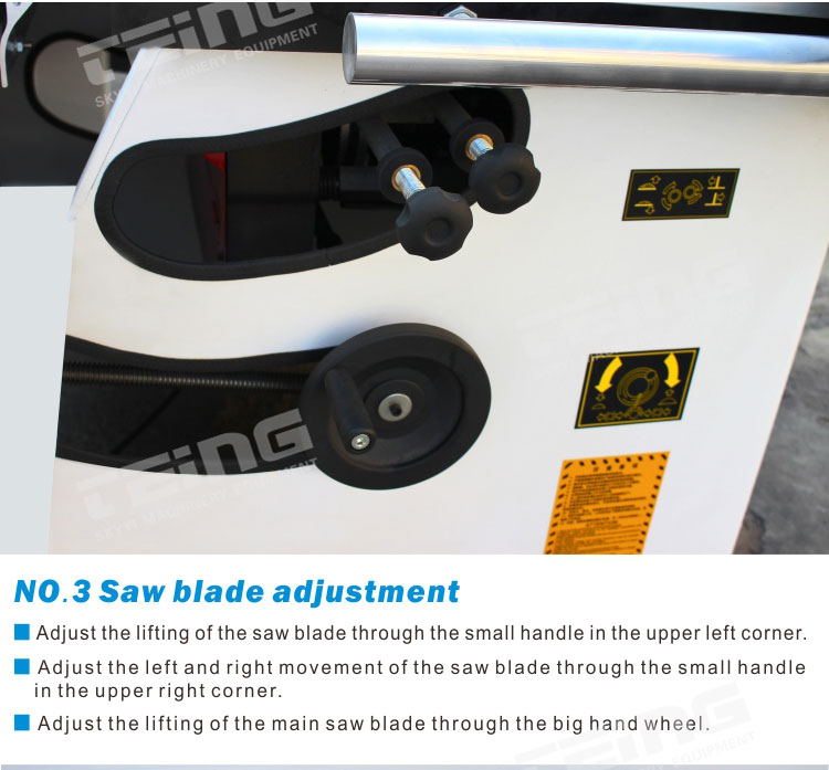 WSN3245 Precision Panel Saw with 4KW 0.75KW Power and 120MM Scoring Saw Blade Diameter
