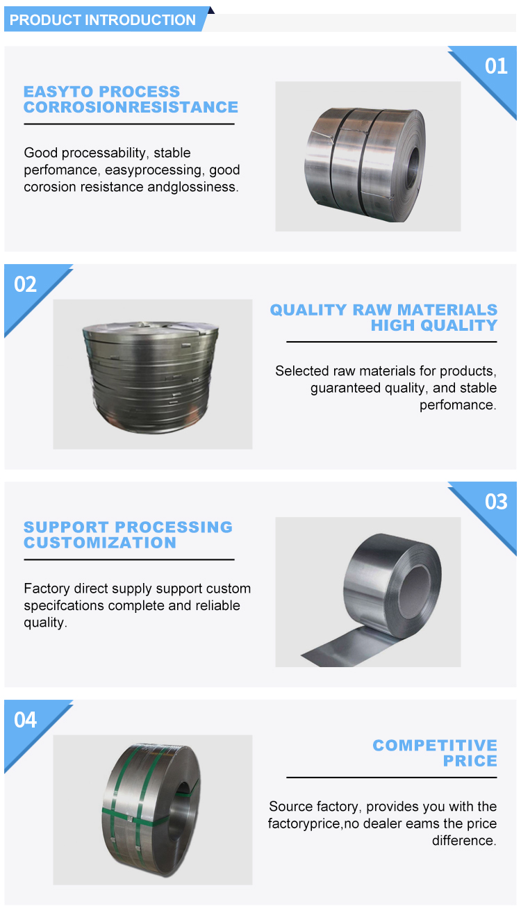 Strong Stainless Steel Strip with No.1 Surface Finish and ±1% Tolerance at Low