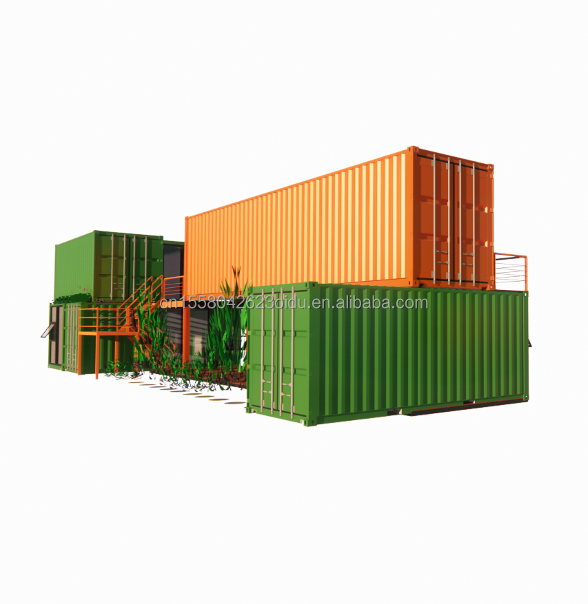 Modular Small Kit Cabin Residential Container Housing Main Structure Galvanized Steel Square Tubes