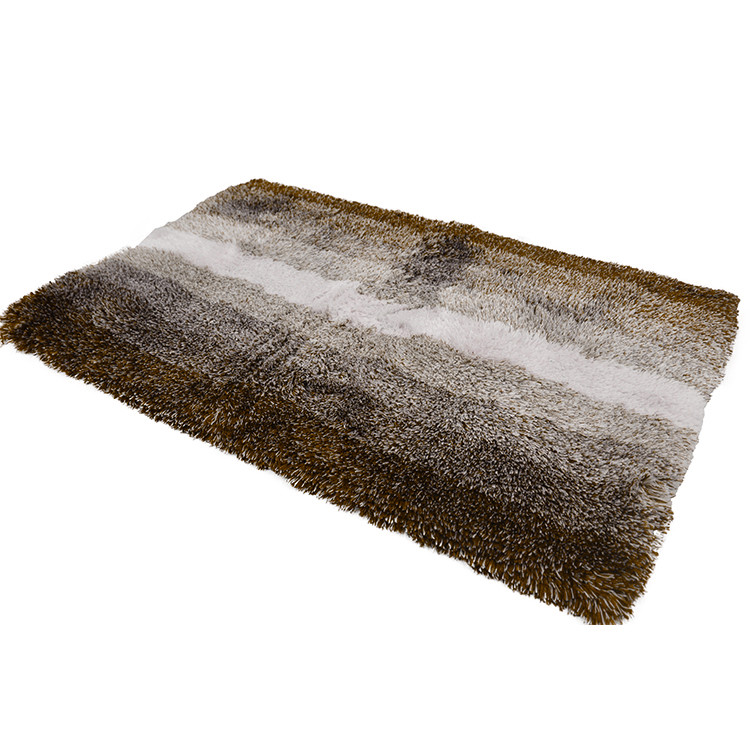 Machine Made No Shrink High Pile Bath Mat 100% Microfiber