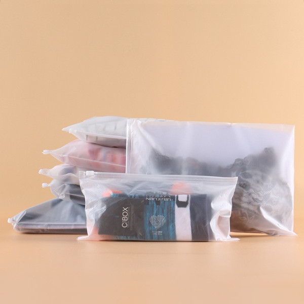 Recyclable CPE Zipper Bags 22um - 150um In Customized Colors
