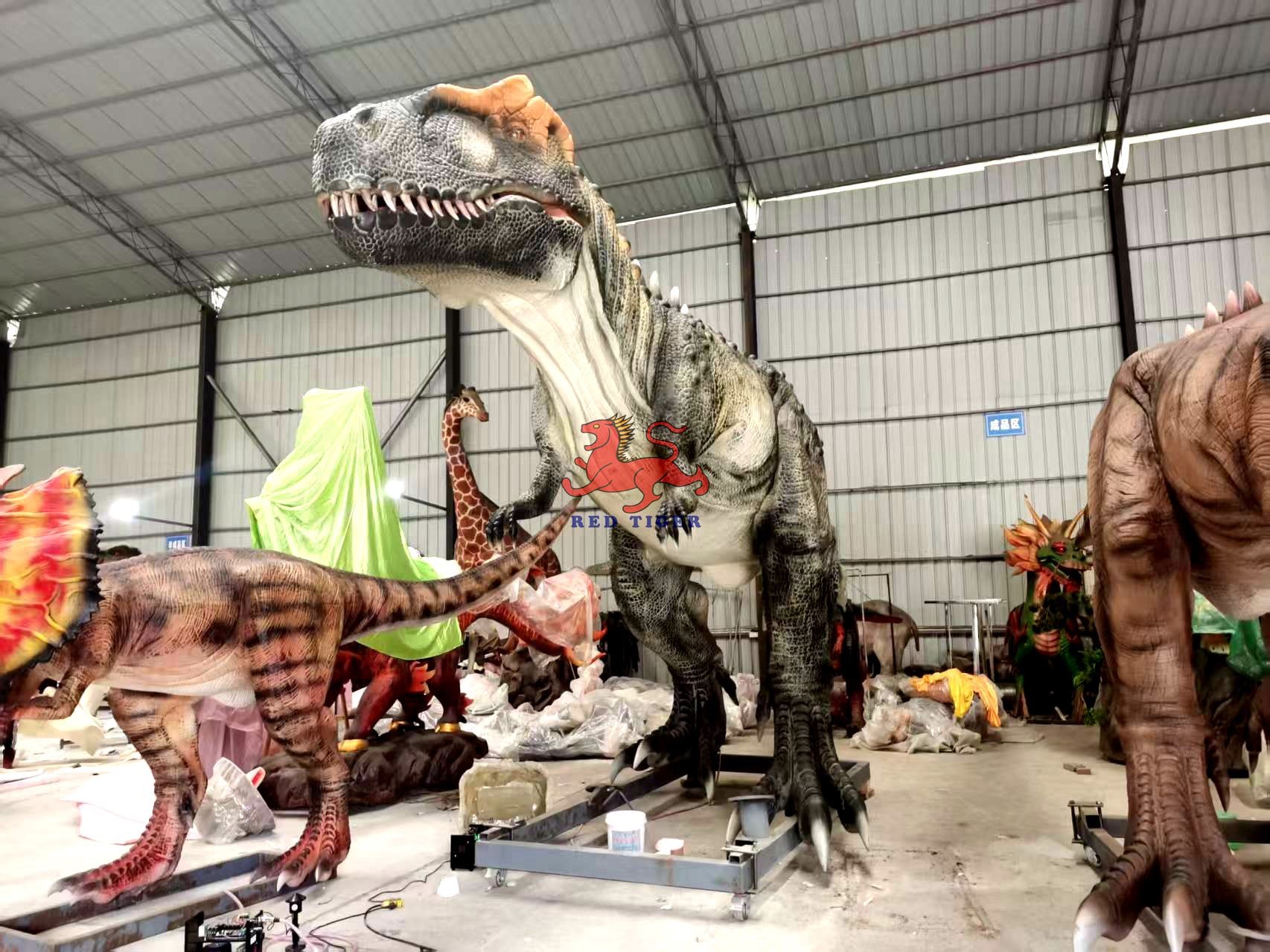 Theme park Animatronic Realistic Dinosaur Allosaurus Outdoor