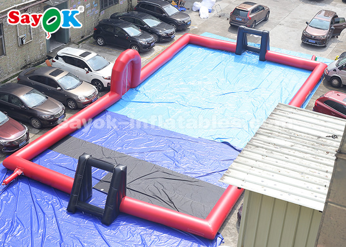 20*10*2m PVC Tarpaulin Inflatable Sports Games / Inflatable Football Field