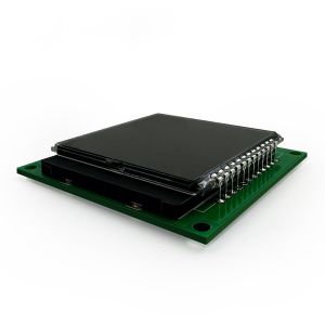 Custom Segment LCD Display Module VA Transmissive Negative View