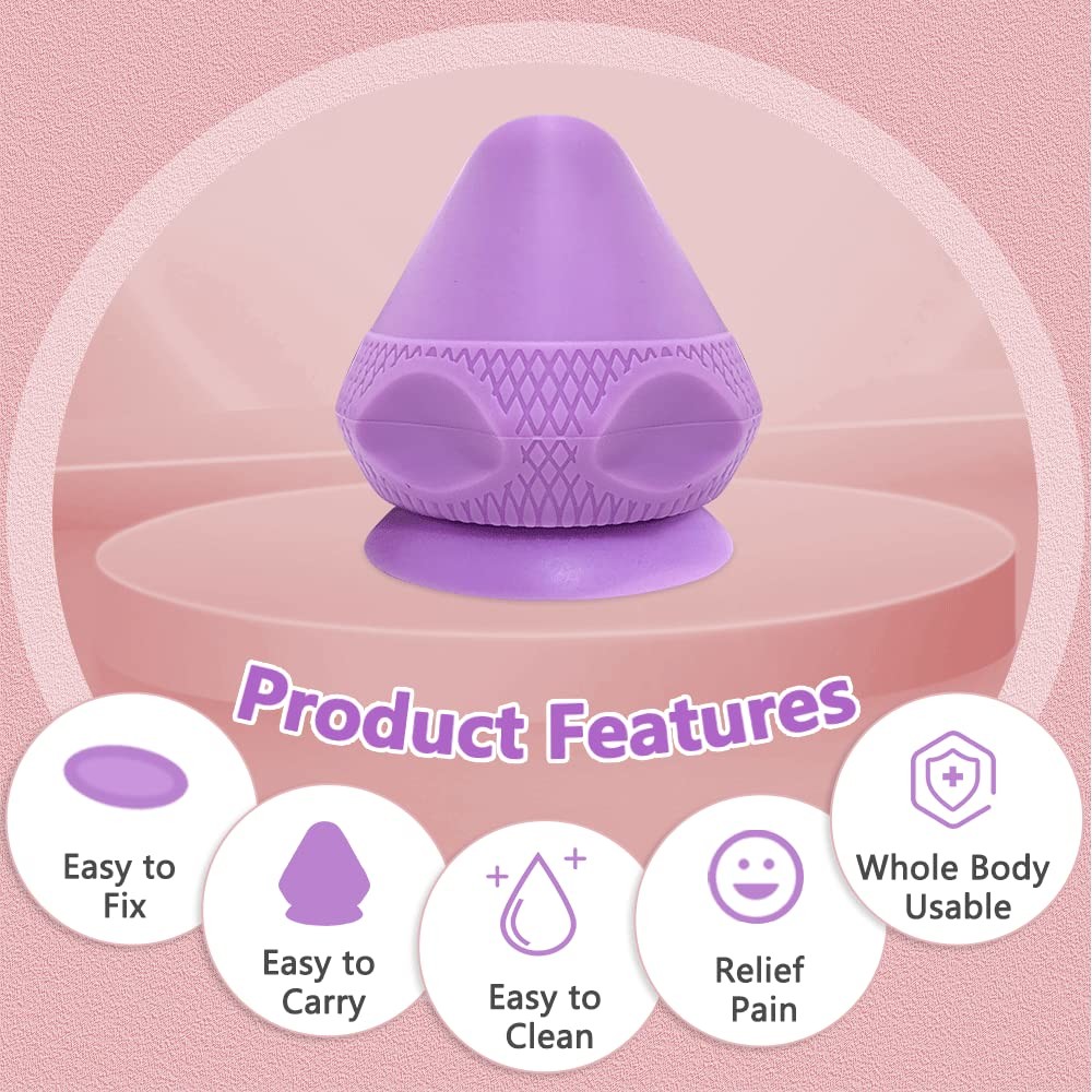 Silicone Trigger Point Wall Mounted Massage Ball For Back Myofascial Release Tools