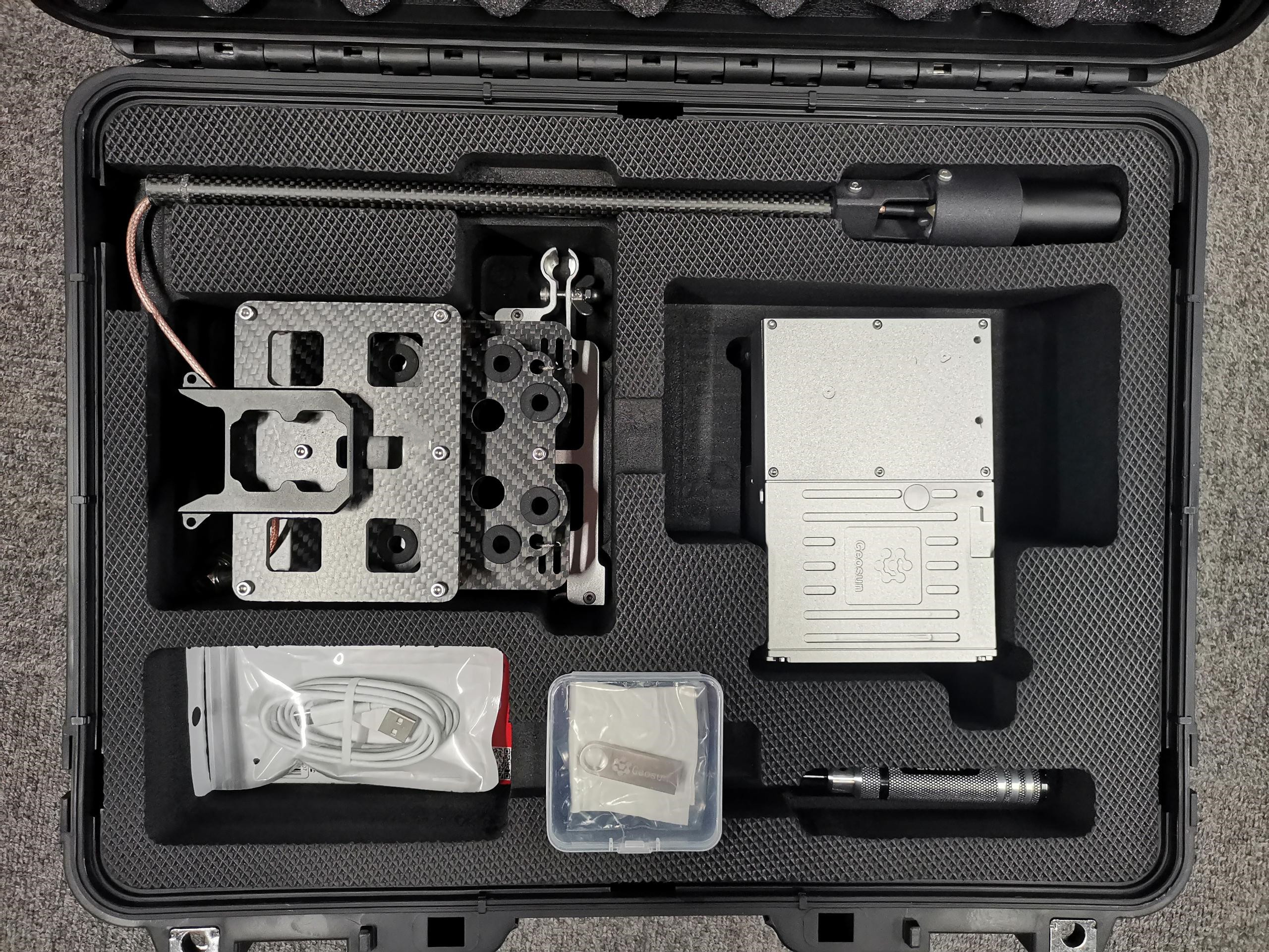 Geosun 905nm Class 1 laser 100m AGL Integrated DJI L1 UAV LiDAR System