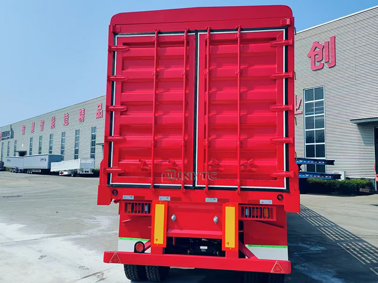 High Strength 3 Axles 4 Axle 5 Axles Customized Bulk Cargo Fence Semi Trailer 16 Meters Cargo Trailer With Tarpaulin