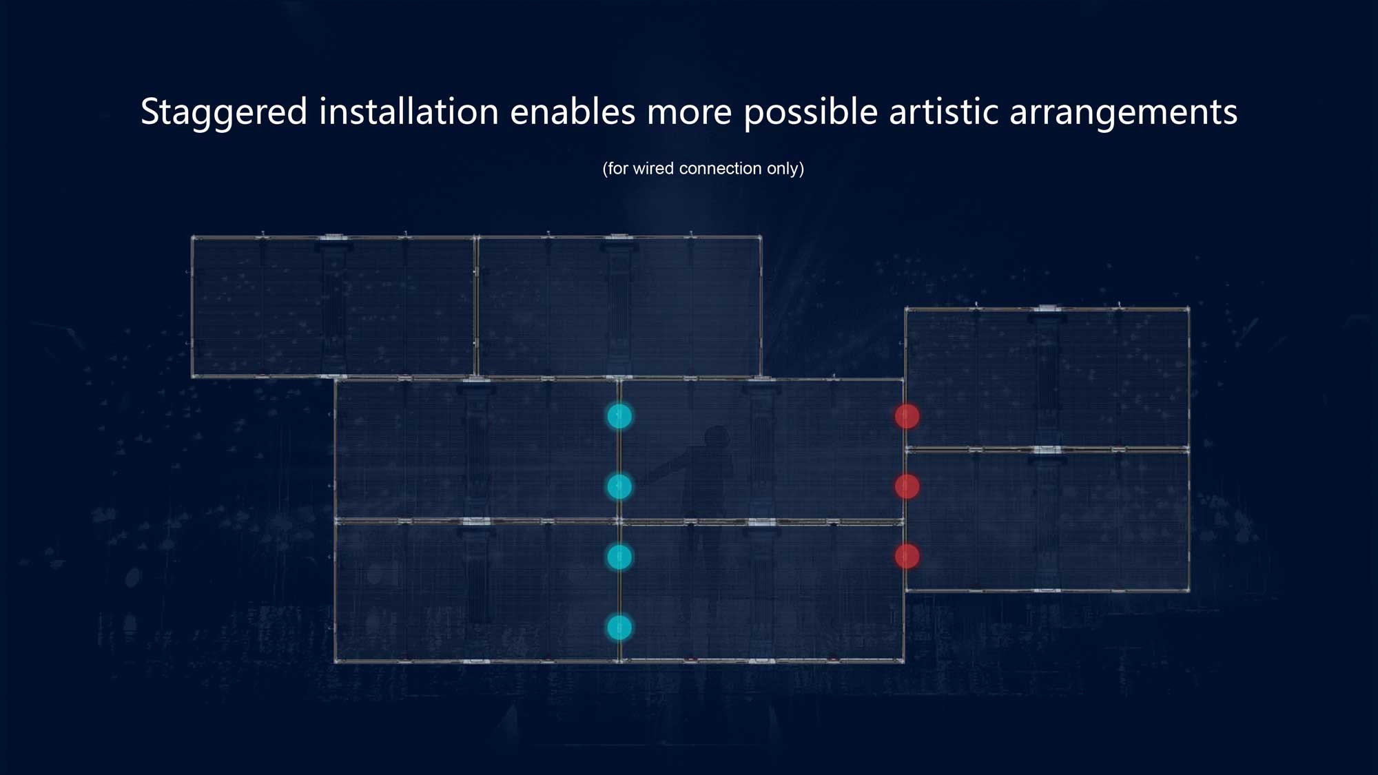 50/60HZ P3.9 Indoor Led Display Transparent 48% Ratio See Through LED Screens