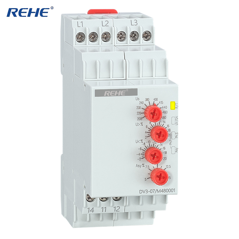 DV3-07 Voltage Relay Adjustable Monitoring Voltage Protecter 480V