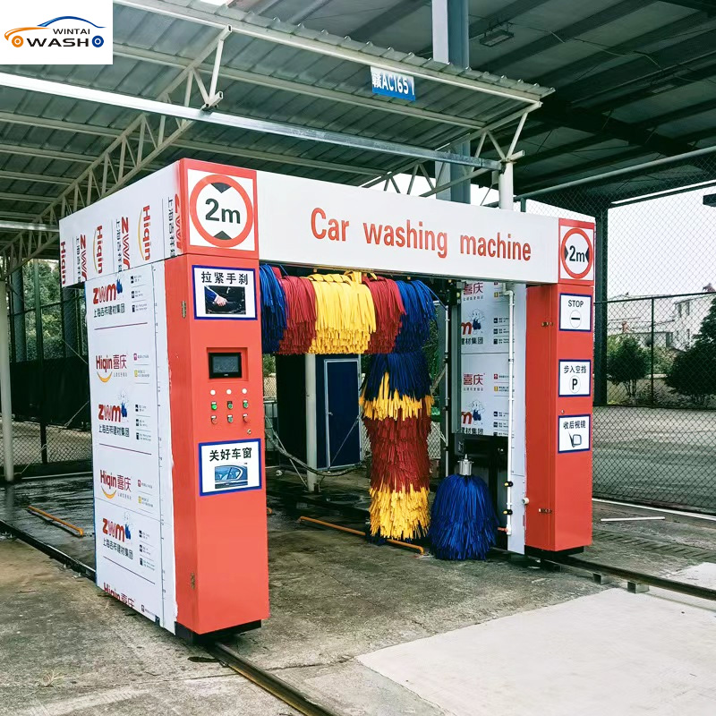 IP68 Waterproof Motor Reciprocating 5-Brush Car Washing Machine with -Chic Design