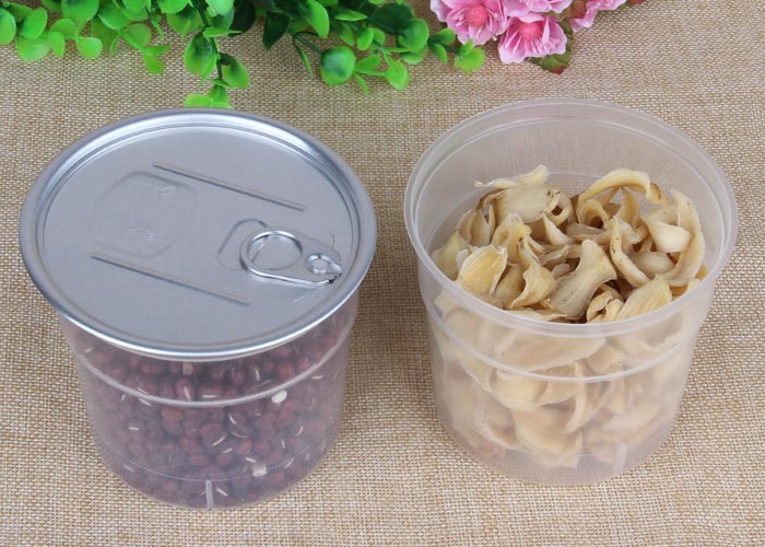 Thick PP Tube Packaging Saving Clear Pet Jars Easy Open 450ml Capacity