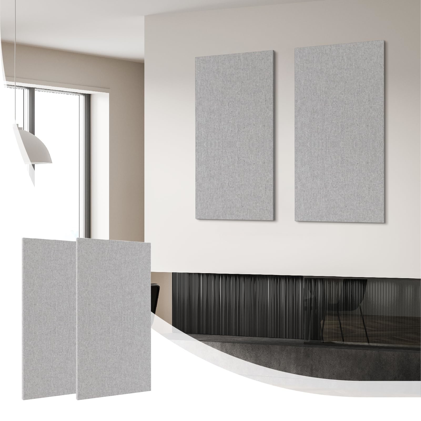 Fabric Acoustic Panel Polyester Fiber Fabric Wrapped Sound Panels