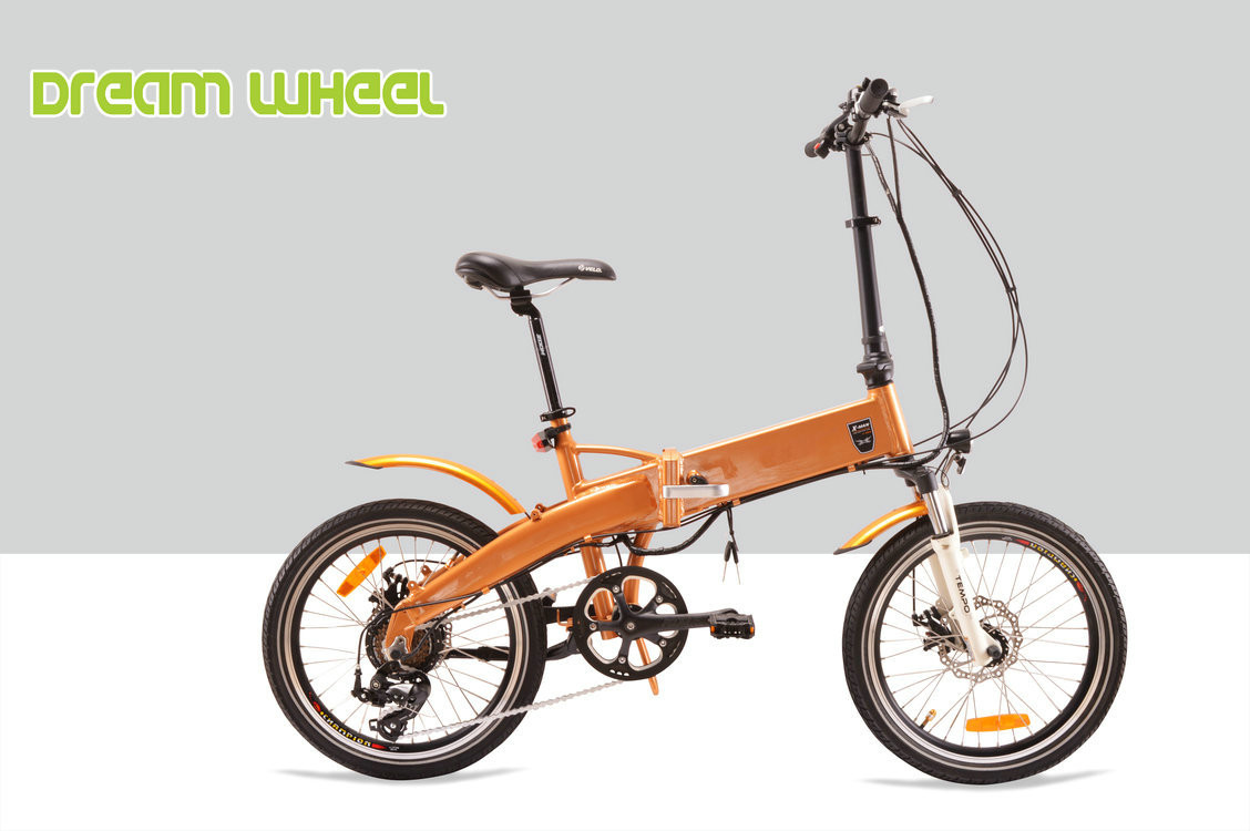 20.0kgs 20 Inch Folding Electric Bike 350W BAFANG Rear Motor Road Tire
