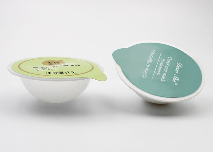 Colorful Small Beauty Charcoal Face Mask Cup Pack PP Plastic Material