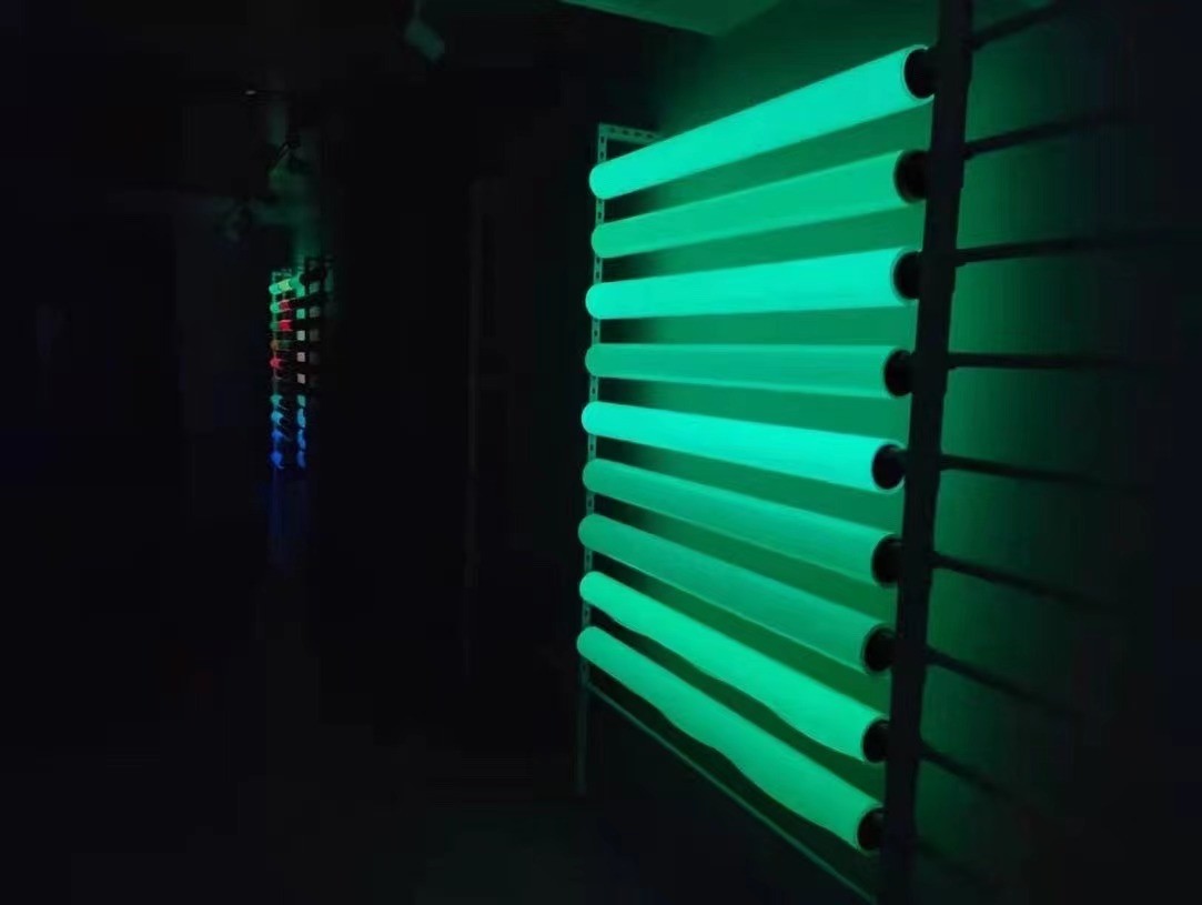 0.62/1.24X45.7m/Roll Printable Luminous Glow in The Dark Photoluminescent Vinyl Sticker 2-12 Hours