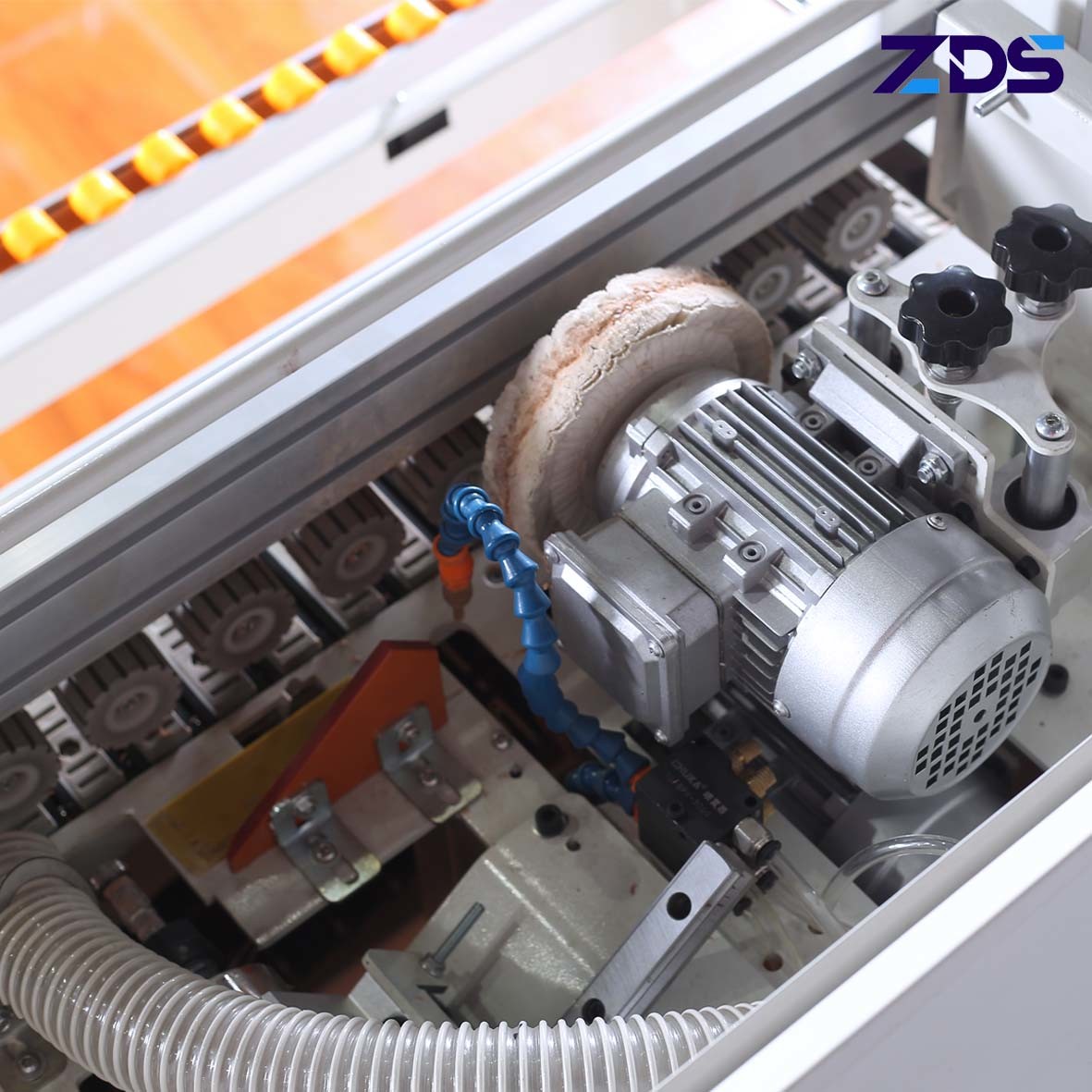 sandwich board Automatic Edge Banding Machine Adjustable Bevel Angle
